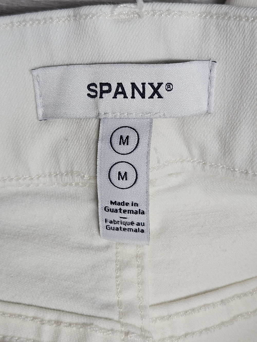 Spanx Shape Everywear Cropped Wide Leg Pants Size M Off White Versatile Coastal - Picture 2 of 14